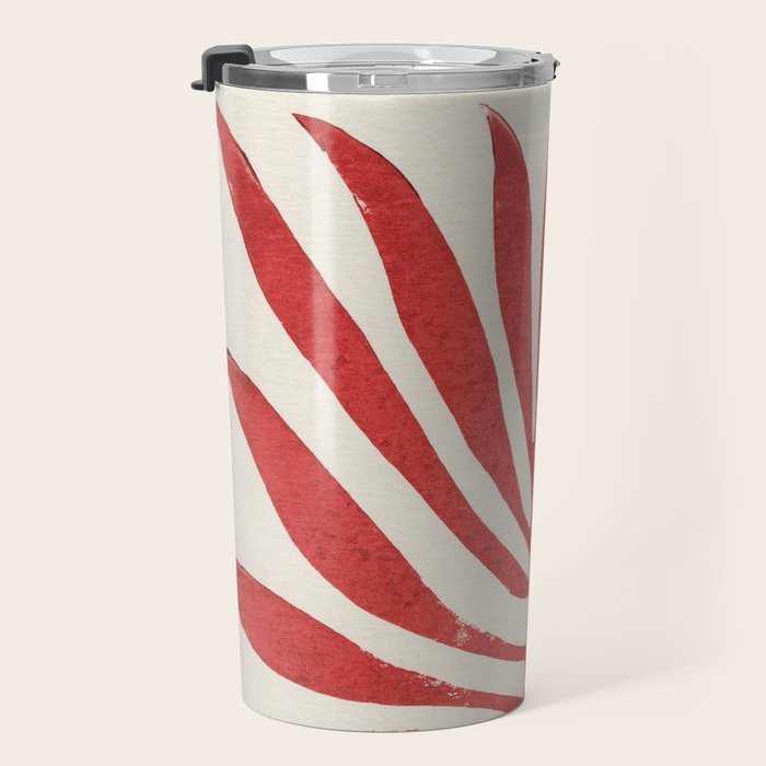 Red Branch / Lino Print Travel Mug Gallery Image 3