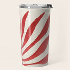 Red Branch / Lino Print Travel Mug Gallery Image 2