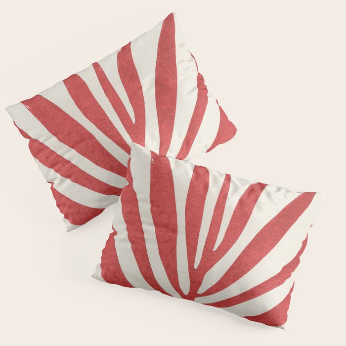 Red Branch / Lino Print Pillow Sham Gallery Image 3