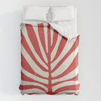 Red Branch / Lino Print Duvet Cover Gallery Image 6