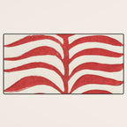 Red Branch / Lino Print Desk Mat Gallery Image 3
