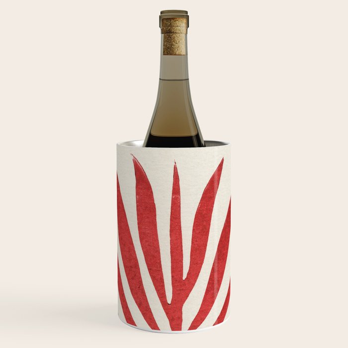 Red Branch / Lino Print Wine Chiller Gallery Image 1