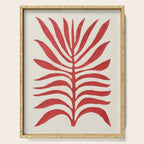Red Branch / Lino Print Serving Tray Gallery Image 1