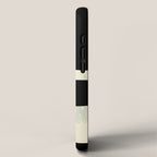 mid century shapes black white abstract art iPhone Case Gallery Image 2