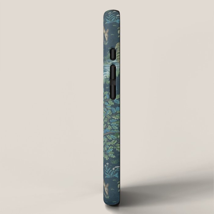 William Morris The Brook Dark Blue Woodland iPhone Case Gallery Image 2