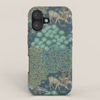 William Morris The Brook Dark Blue Woodland iPhone Case Gallery Image 1