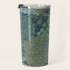 William Morris The Brook Dark Blue Woodland Travel Mug Gallery Image 3