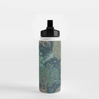 William Morris The Brook Dark Blue Woodland Water Bottle Gallery Image 2