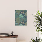 William Morris The Brook Dark Blue Woodland Poster Gallery Image 2