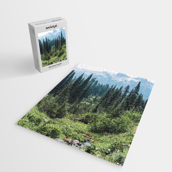Mount Rainier Classic Mountain Meadow - 129/365 Nature Photography Jigsaw Puzzle Gallery Image 2