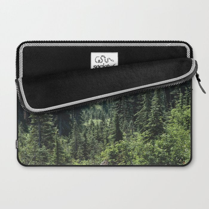 Mount Rainier Classic Mountain Meadow - 129/365 Nature Photography Laptop Sleeve Gallery Image 2