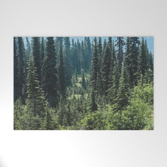 Mount Rainier Classic Mountain Meadow - 129/365 Nature Photography Welcome Mat Gallery Image 1