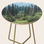 Mount Rainier Classic Mountain Meadow - 129/365 Nature Photography Side Table Gallery Image 2