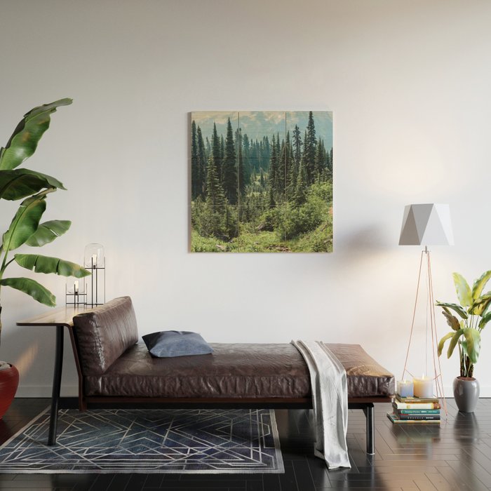 Mount Rainier Classic Mountain Meadow - 129/365 Nature Photography Wood Wall Art Gallery Image 2