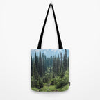 Mount Rainier Classic Mountain Meadow - 129/365 Nature Photography Tote Bag Gallery Image 2