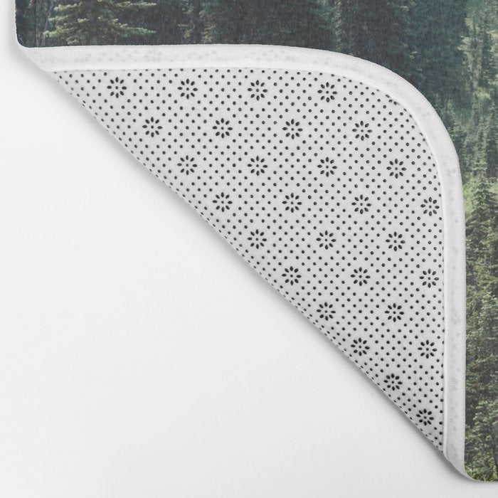 Mount Rainier Classic Mountain Meadow - 129/365 Nature Photography Bath Mat Gallery Image 2
