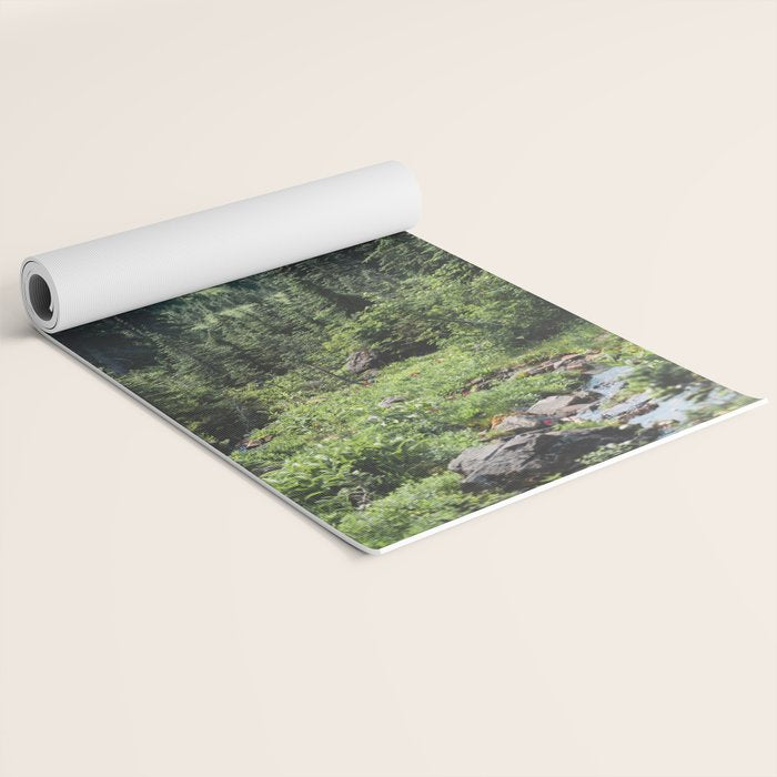 Mount Rainier Classic Mountain Meadow - 129/365 Nature Photography Yoga Mat Gallery Image 2