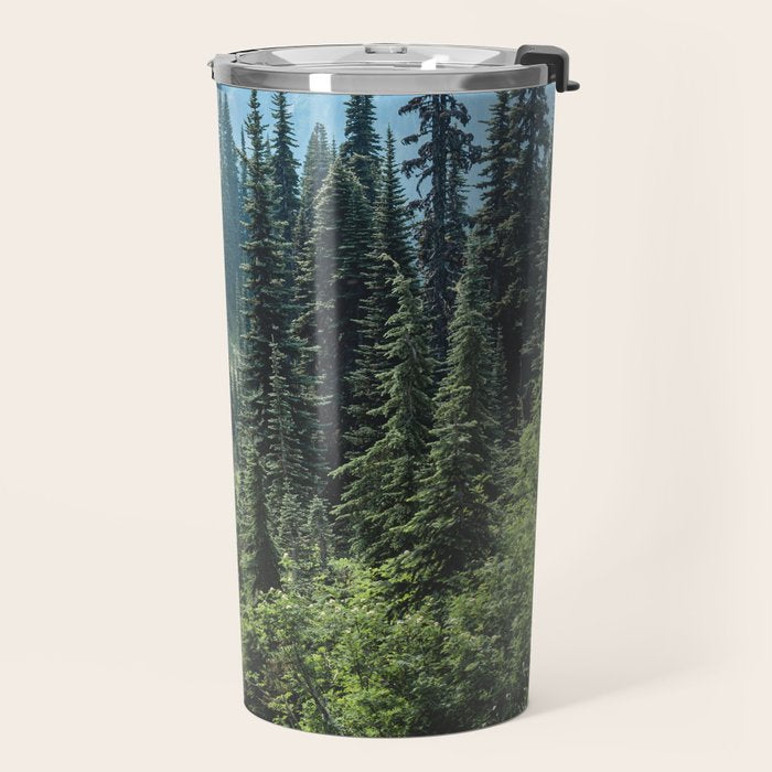 Mount Rainier Classic Mountain Meadow - 129/365 Nature Photography Travel Mug Gallery Image 2