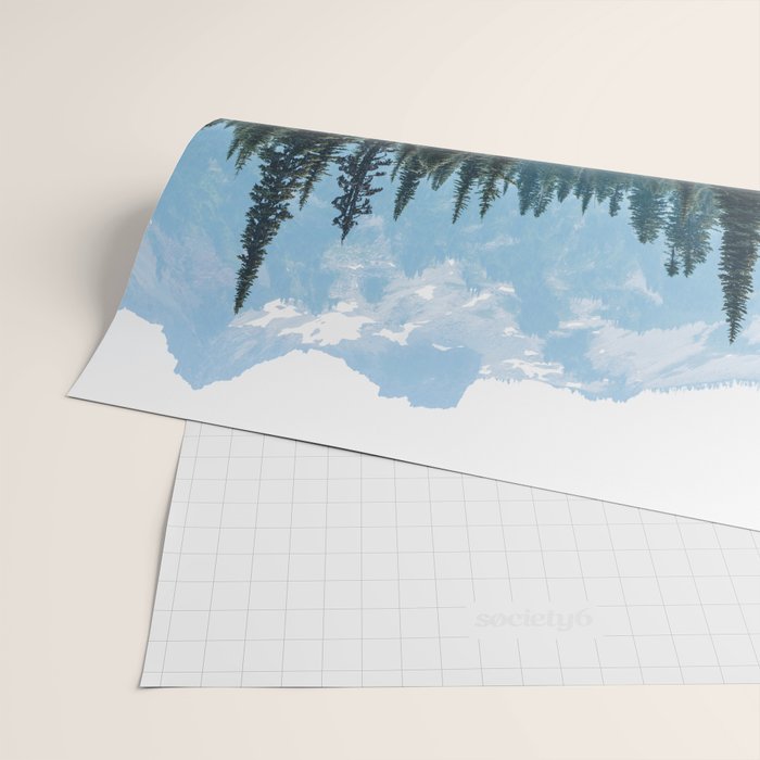 Mount Rainier Classic Mountain Meadow - 129/365 Nature Photography Wrapping Paper Gallery Image 2