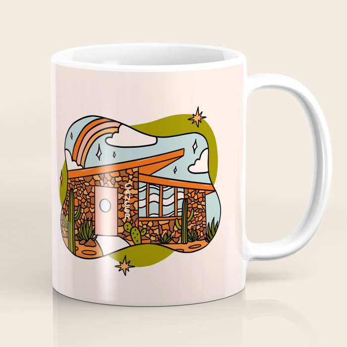 Cancer Mid Century House Coffee Mug Gallery Image 1