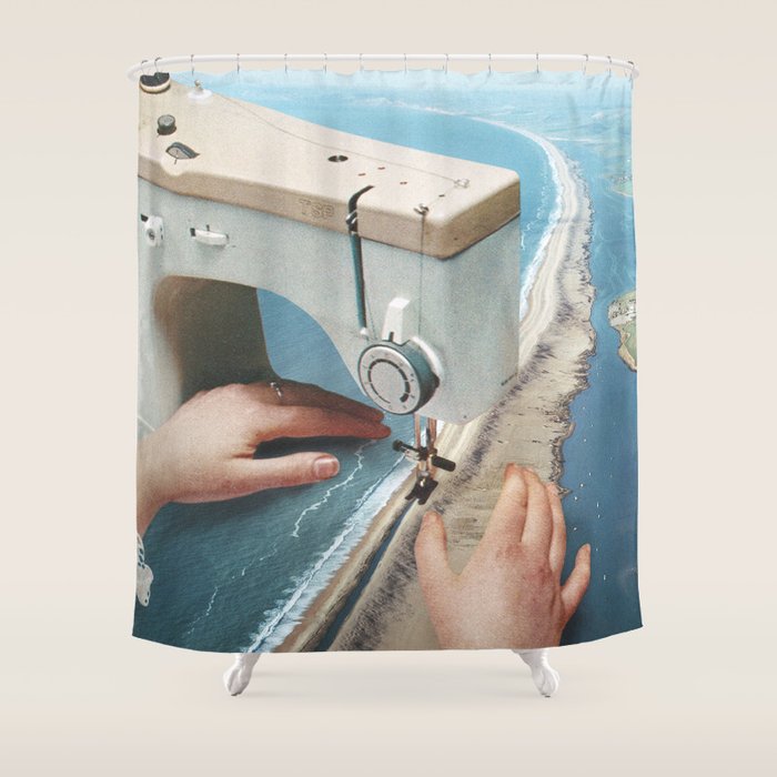 Seamstress Causeway - Sewing Machine Shower Curtain Gallery Image 1