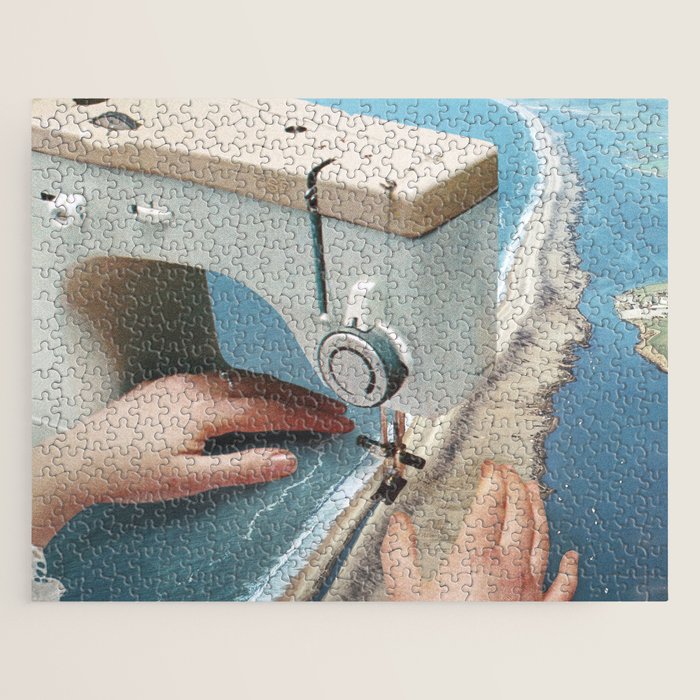 Seamstress Causeway - Sewing Machine Jigsaw Puzzle Gallery Image 1