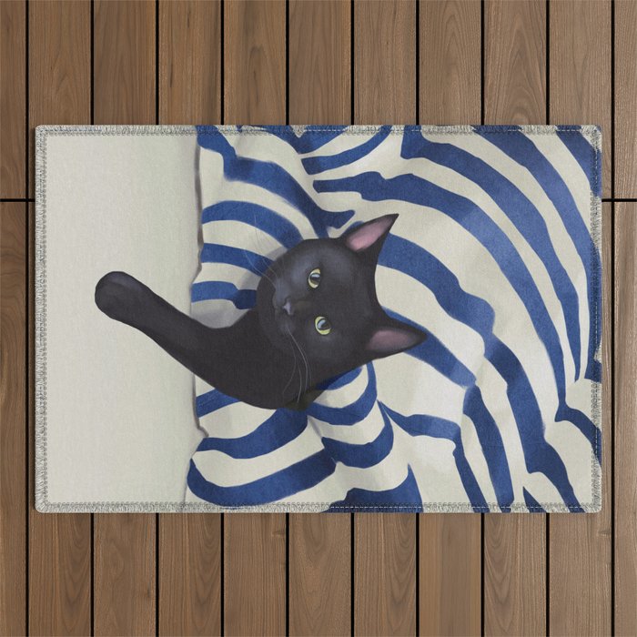 Out of Line Outdoor Rug Gallery Image 1