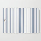 Simple blue and white stripes pattern  Cutting Board Gallery Image 1