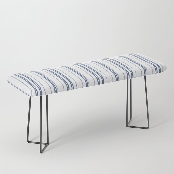 Simple blue and white stripes pattern  Bench Gallery Image 1