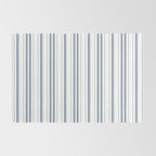 Simple blue and white stripes pattern  Rug Gallery Image 2