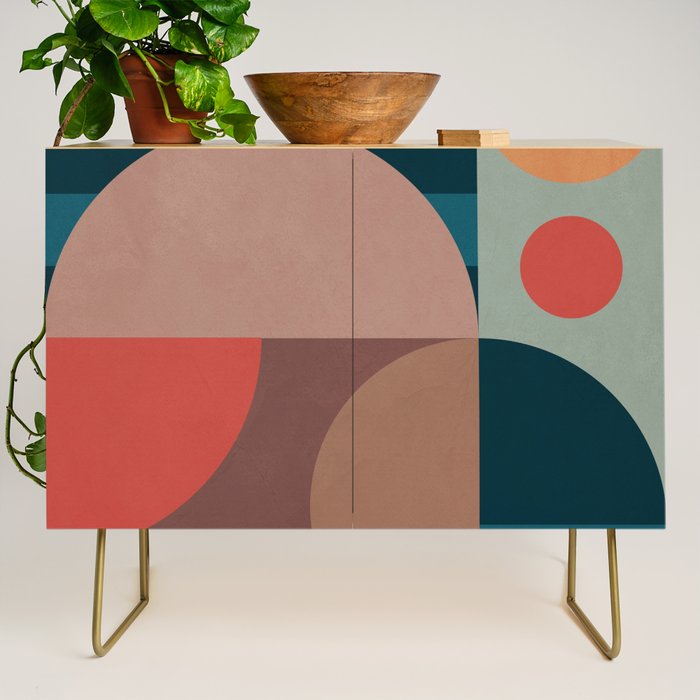Geometric Abstraction 190 Credenza Gallery Image 1
