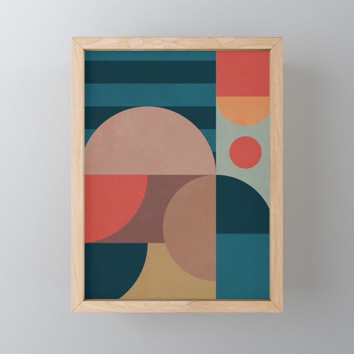 Geometric Abstraction 190 Mini Art Print Gallery Image 1