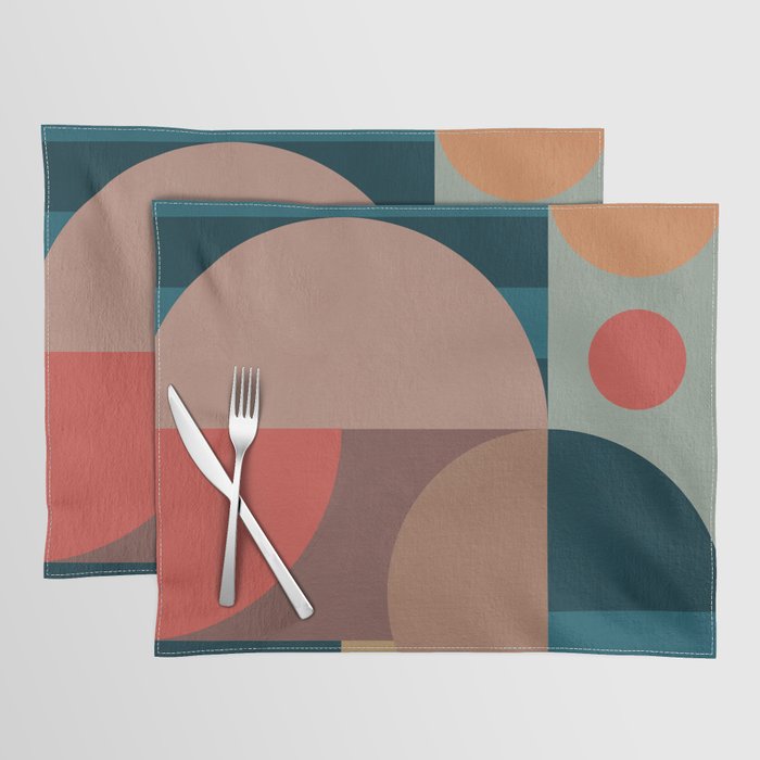 Geometric Abstraction 190 Placemat Gallery Image 1