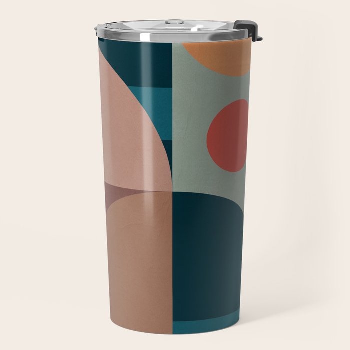Geometric Abstraction 190 Travel Mug Gallery Image 2