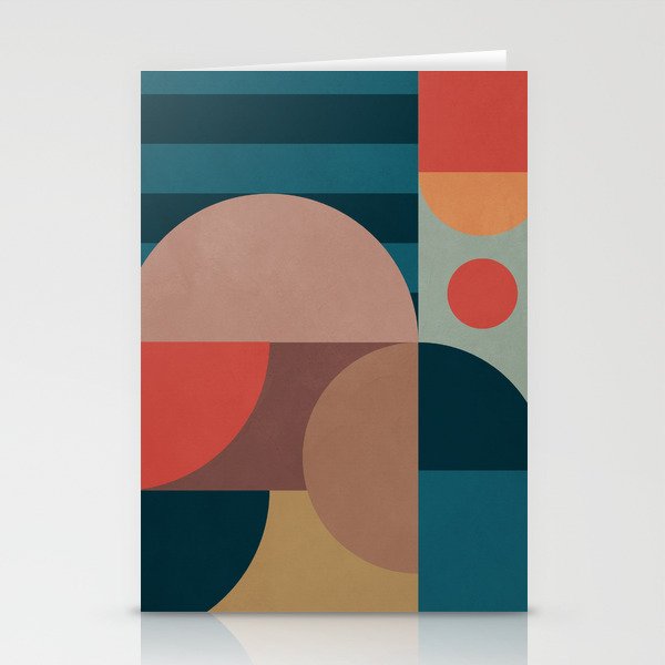 Geometric Abstraction 190 Stationery Card Gallery Image 2