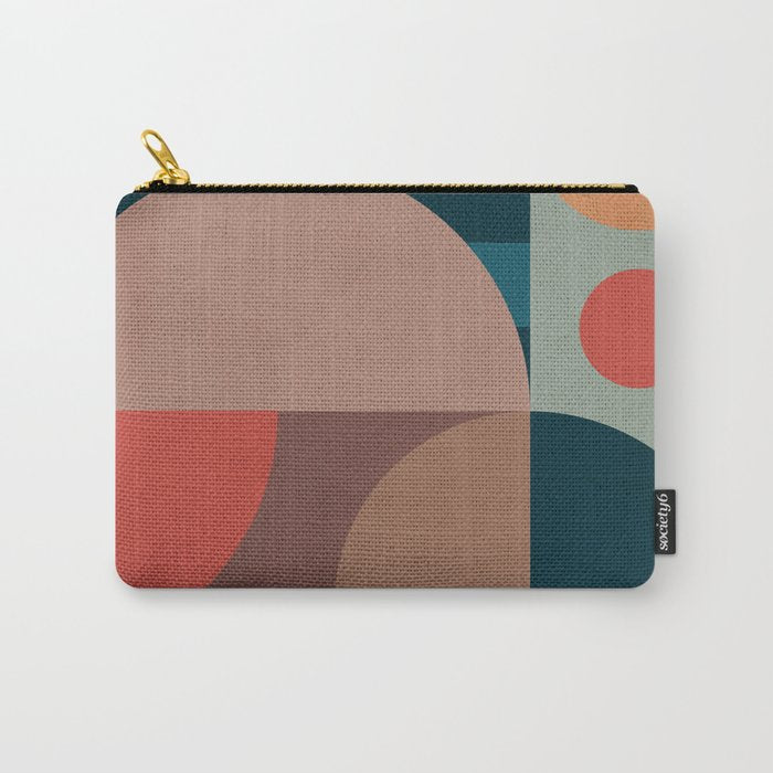 Geometric Abstraction 190 Carry All Pouch Gallery Image 1