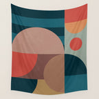 Geometric Abstraction 190 Wall Tapestry Gallery Image 4