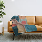 Geometric Abstraction 190 Throw Blanket Gallery Image 1