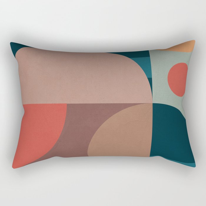 Geometric Abstraction 190 Rectangular Pillow Gallery Image 2