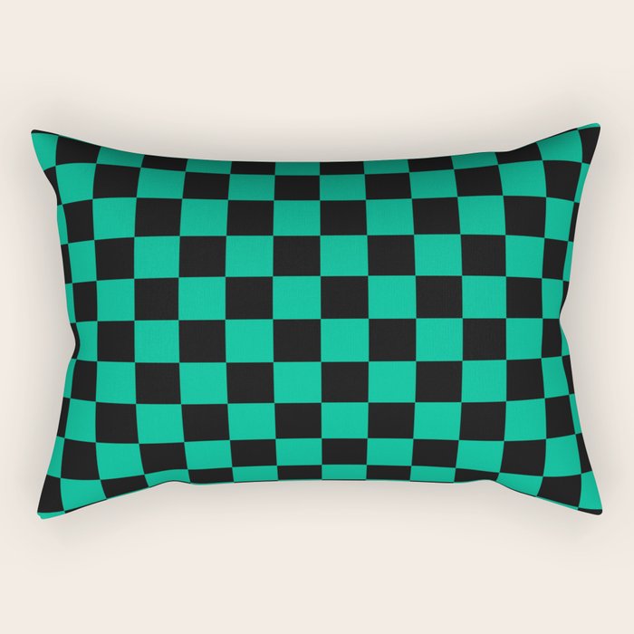 Tanjiro Pattern Rectangular Pillow Gallery Image 1