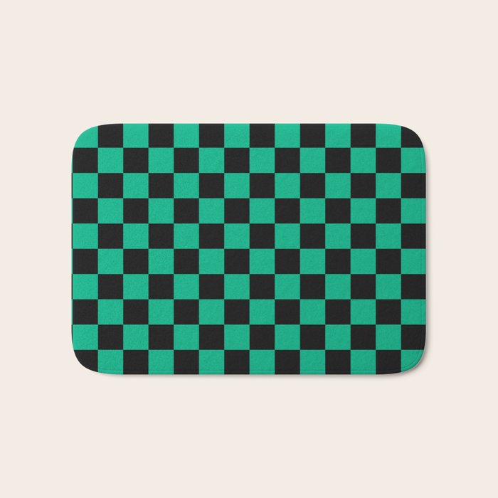 Tanjiro Pattern Bath Mat Gallery Image 1