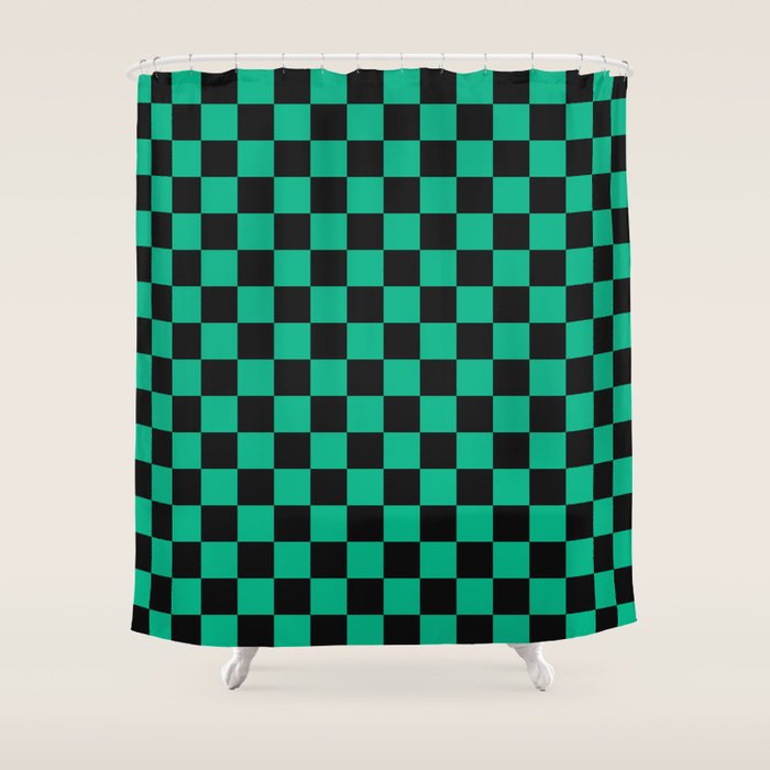 Tanjiro Pattern Shower Curtain Gallery Image 1