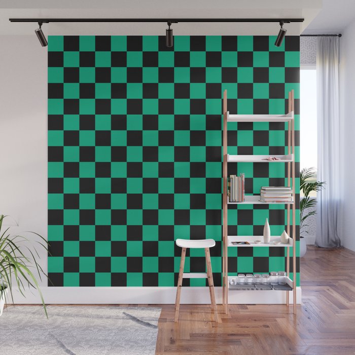 Tanjiro Pattern Wall Mural Gallery Image 1