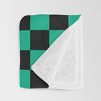 Tanjiro Pattern Throw Blanket Gallery Image 3