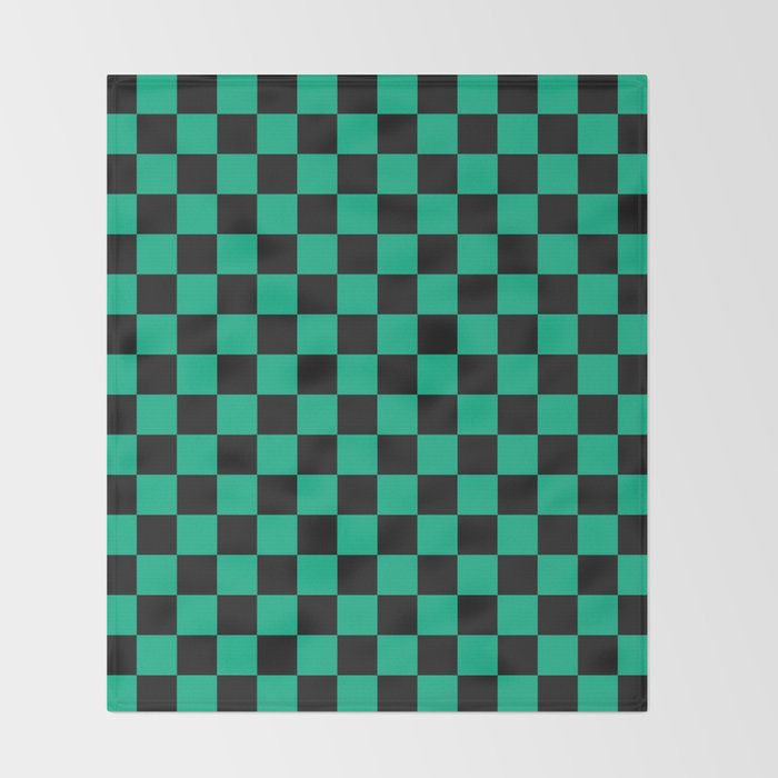 Tanjiro Pattern Throw Blanket Gallery Image 2