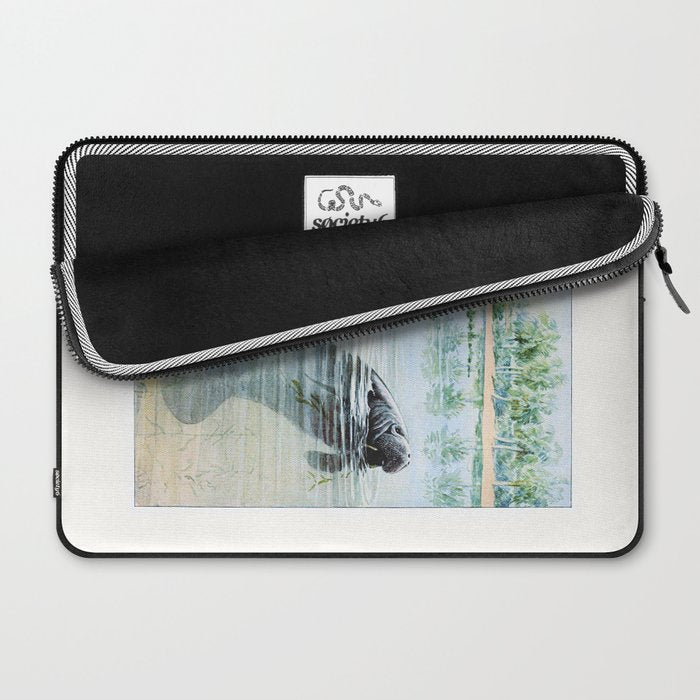 Vintage Florida Manatee Laptop Sleeve Gallery Image 2