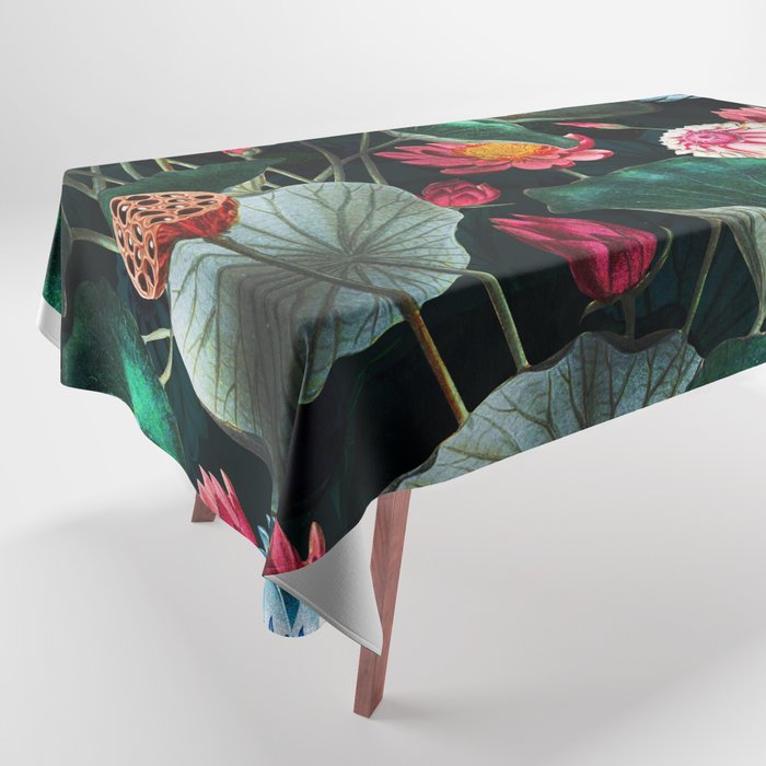 Water Lily - Night Tablecloth Gallery Image 1