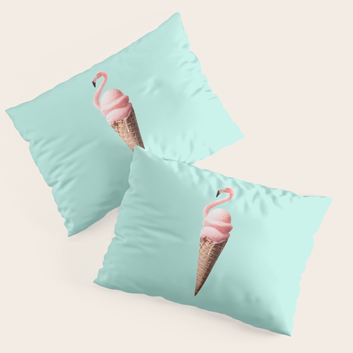 FLAMINGO CONE Pillow Sham Gallery Image 1