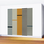 Irregular Stripes 2 neutral Wall Mural Gallery Image 2