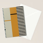 Irregular Stripes 2 neutral Stationery Card Gallery Image 2